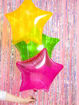 Picture of FOIL BALLOON STAR NEON PINK 18 INCH